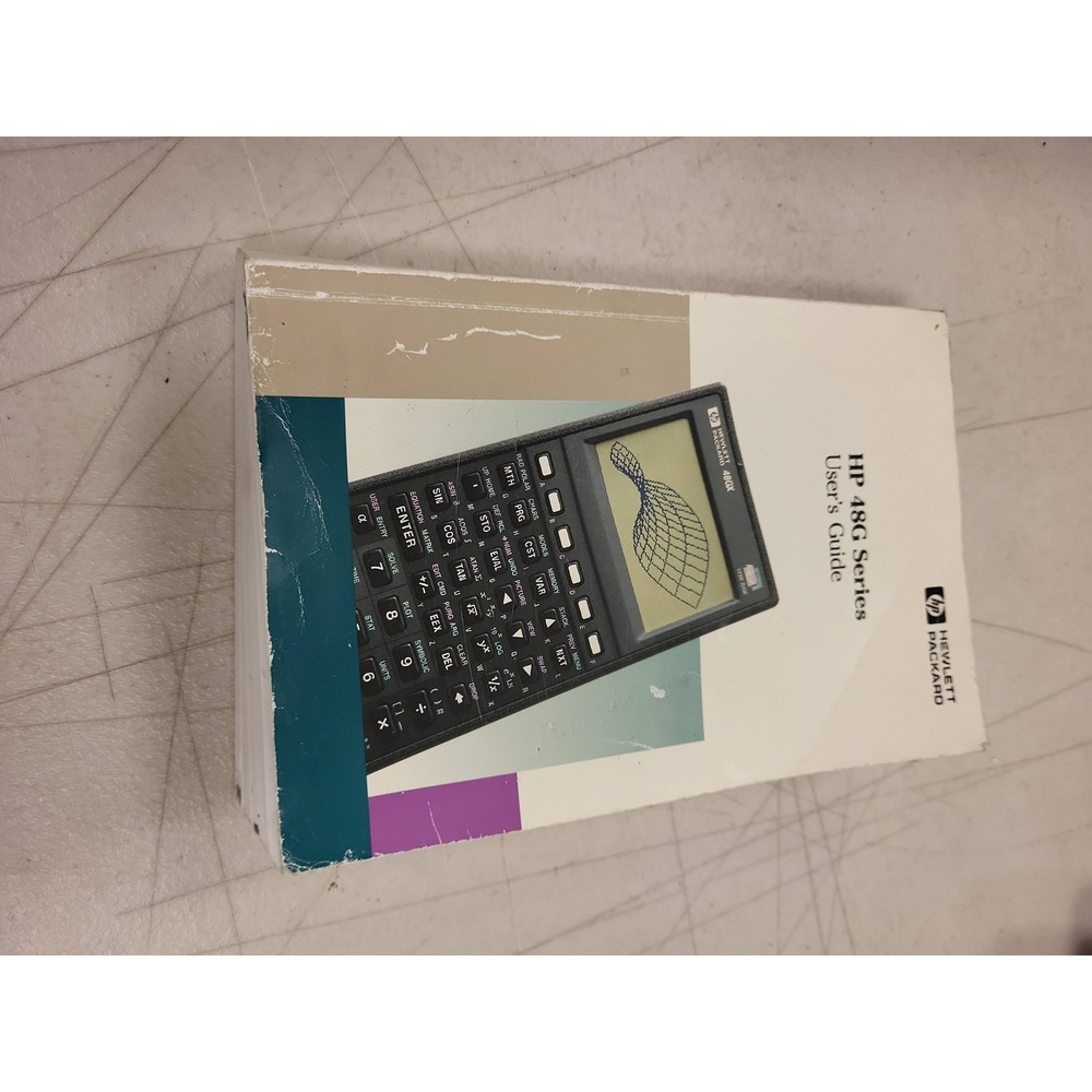 HP 48G Series Calculator User Guide Manual Hewlett Packard Reference‎ Book